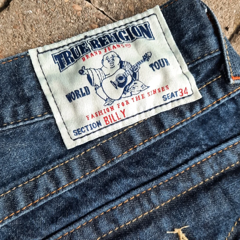 True Religion Billy Jean Cut Off Shorts Jorts